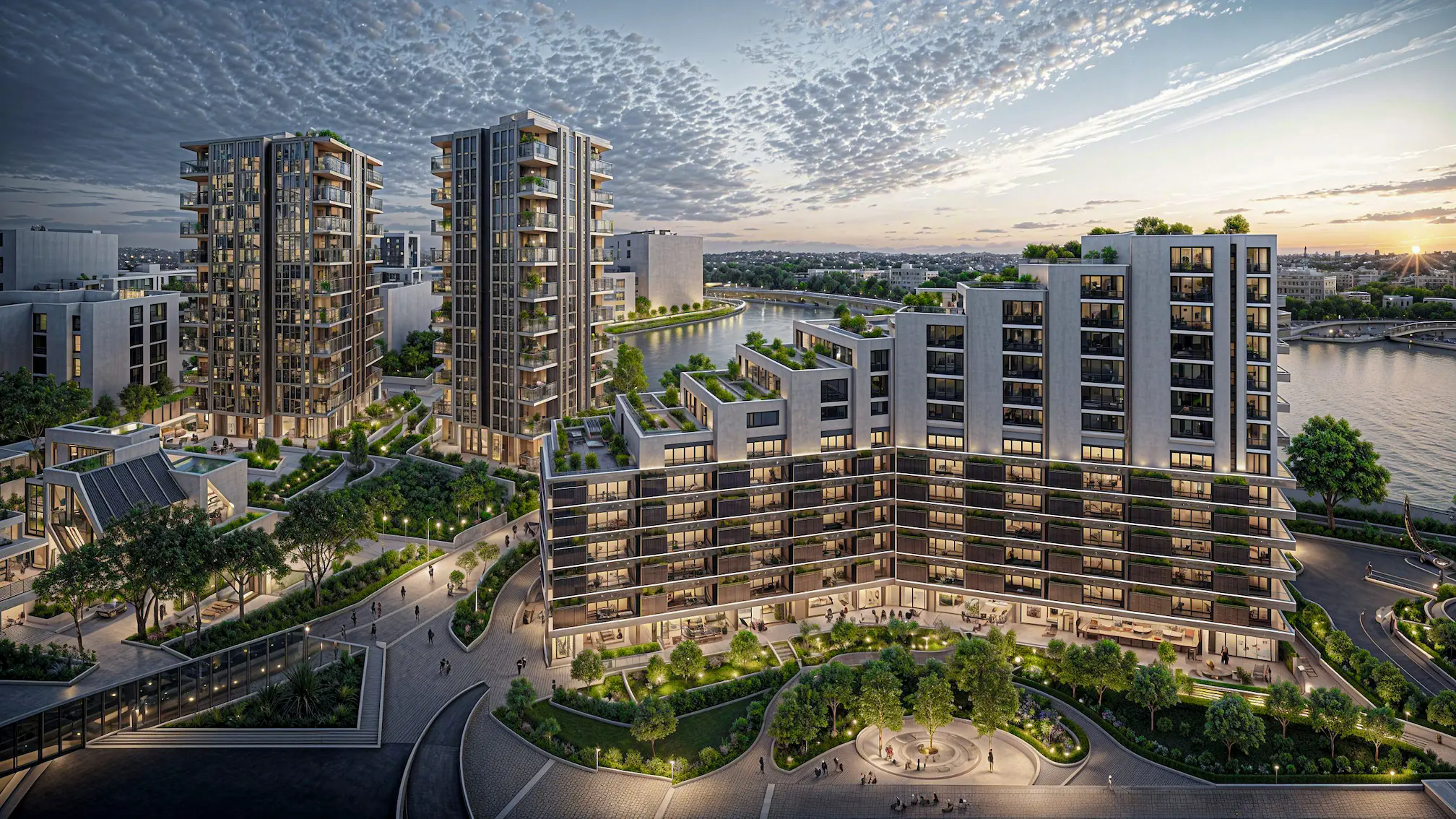 The Breathing Sphere — Green terraces